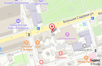 Банк Открытие в Ростове-на-Дону на карте