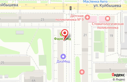 Пекарня-кондитерская Хлеберев на улице Красного Урала на карте