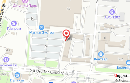 Магазин фейерверков Фейерверк-Юг в Ставрополе на карте