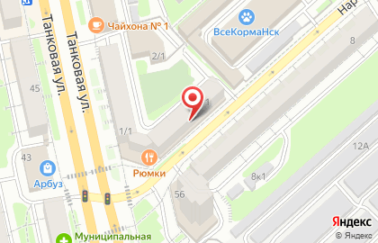 Магазин разливного пива Бочки в Калининском районе на карте