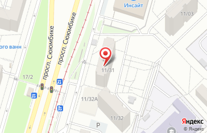АКБ Город на проспекте Сююмбике на карте