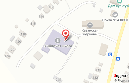 Участковая избирательная комиссия №605 в Октябрьском районе на карте