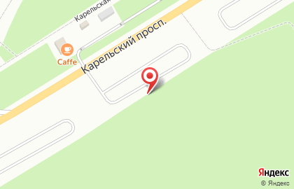 Автостоянка в Петрозаводске на карте