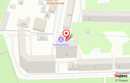 Парикмахерская YulDashkiN на карте