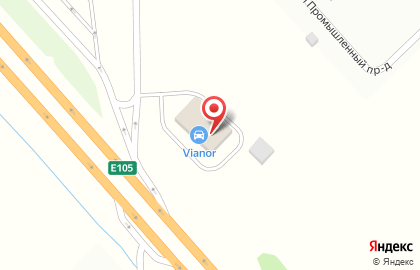 Шинный центр Vianor на Петербургском шоссе на карте