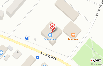 Салон-магазин МТС на улице Дружбы на карте