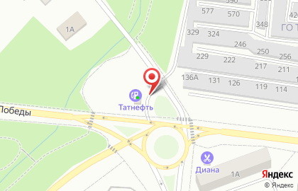 Татнефть в Казани на карте