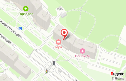 Терминал СберБанк на проспекте Авиаконструкторов на карте