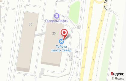 Автоцентр Тойота Центр Тюмень Север на карте