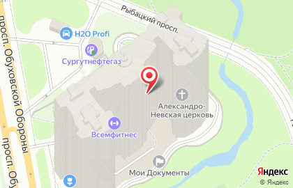 Joy's Pizza на Обуховской обороны на карте