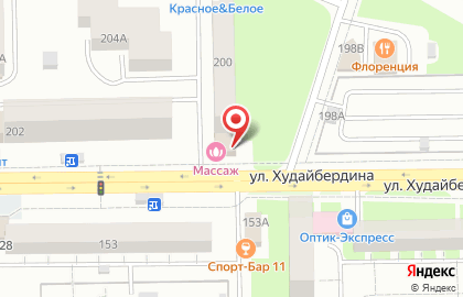 Магазин мясной продукции Мясной уголок на улице Худайбердина на карте