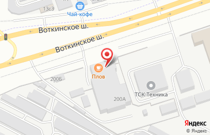 Торговая компания ЛПК Лесовик на Воткинском шоссе на карте