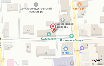 Христорождественский Слободской женский монастырь на карте