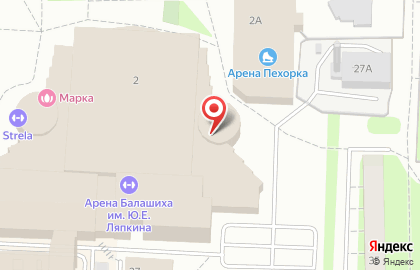 МБУ "Ледовый дворец "Арена "Балашиха" на карте