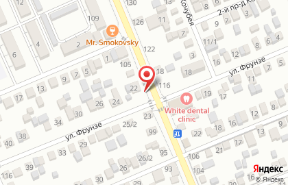 Салон-магазин цветов на улице Фрунзе на карте