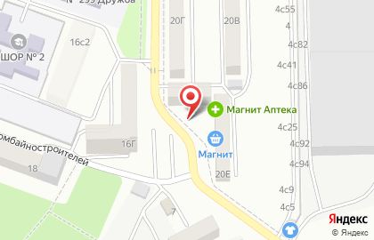 Киоск по продаже фруктов и овощей в Ростове-на-Дону на карте