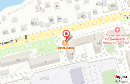 Кафе-бар сибирской кухни Былина на Судостроительной улице на карте