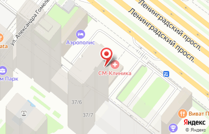 КОРАЛ ТРЕВЕЛ на Ленинградском проспекте на карте