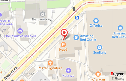 Пхеньянский ресторан Корё на карте
