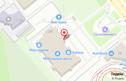 Мебельный салон Ангстрем в Курчатовском районе на карте