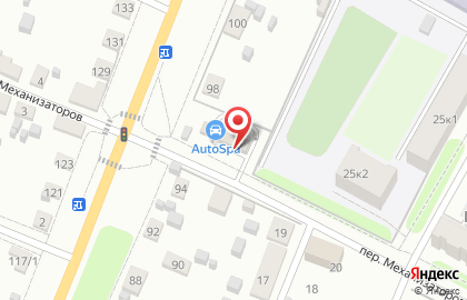 Автомойка самообслуживания Autospa на Тарутинской улице на карте