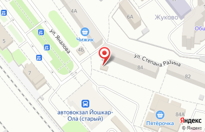 Салон сотовой связи МТС на Степана Разина на карте