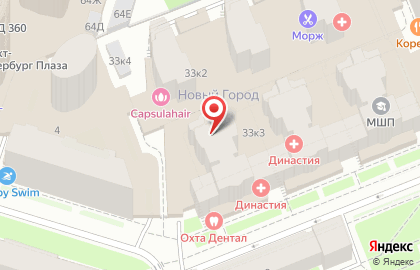 Центр коррекции речи и поведенческих нарушений Томатис-Петербург на Новочеркасском проспекте на карте