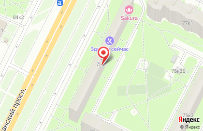 Компания Югория на ​Гражданском проспекте на карте