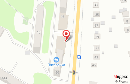 Универсам Пятёрочка на Октябрьской улице на карте
