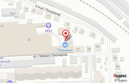 Автомагазин Поршень на Красномосковской улице на карте