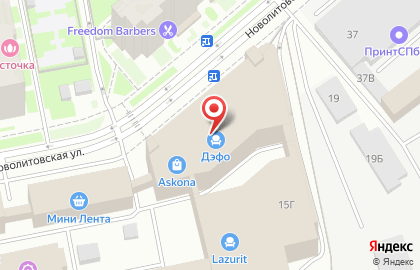 Dream Land на Новолитовской улице на карте