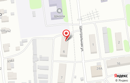 Отделение банка СберБанк России на Центральной улице на карте