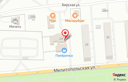 Супермаркет Стрелец в Орджоникидзевском районе на карте
