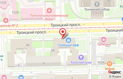 Бизнес-центр Гвардейский на карте