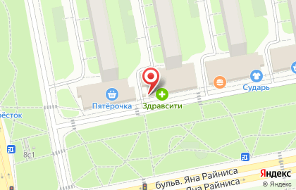 Киоск печатной продукции Краснопресненское агентство печати на улице Героев Панфиловцев на карте