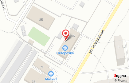 Терция на улице Новосёлов на карте