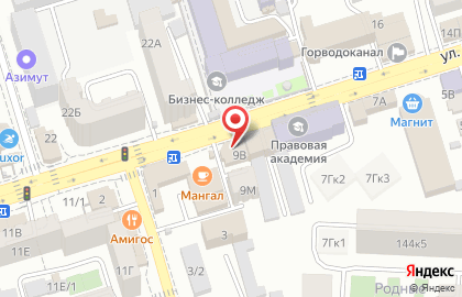 Медицинский центр МаксиМед в Советском районе на карте