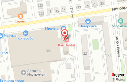 ЗАО Омский автобусный завод на карте