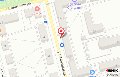 Киоск печатной продукции Союзпечать на улице Николаева на карте