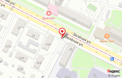 # 12 на Зелёной улице на карте