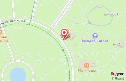 Ресторан CRAFTED GRILL BAR PARK в проезде Сокольнического Круга на карте