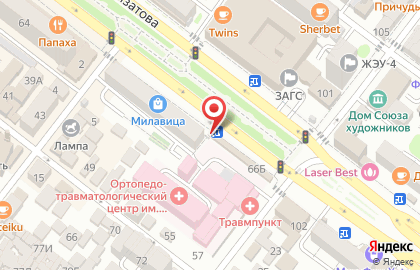 Киоск Дагпечать в Ленинском районе на карте