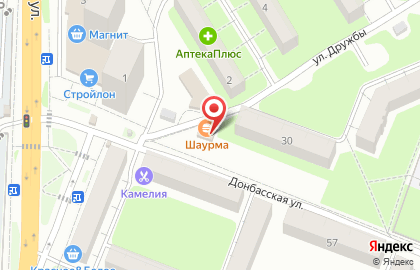 Пекарня Хлебница на Донбасской улице на карте