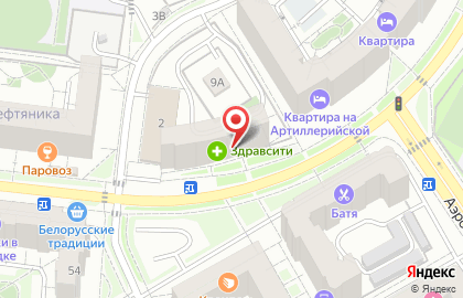 Магазин цветов в Калининграде на карте