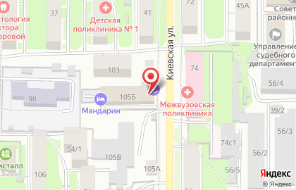 Автошкола Вираж, ЧОУ ДПО на карте