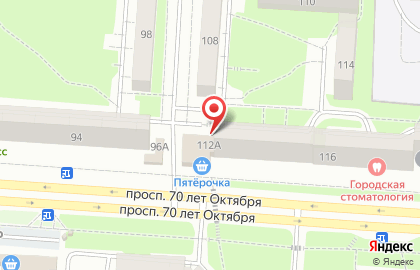 Мир обоев на проспекте 70 лет Октября на карте
