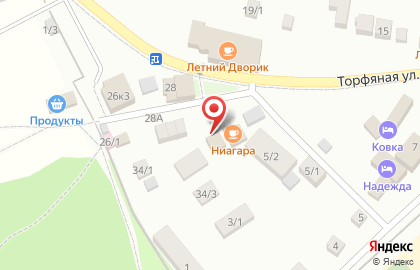 Кафе Kebab House на Торфяной улице на карте