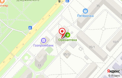 Медицинская лаборатория Гемотест на проспекте Дзержинского на карте