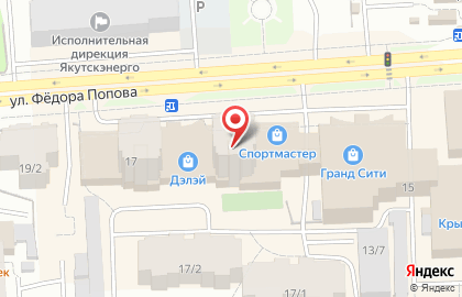 Банкомат АКБ Московский областной банк, филиал в г. Якутске в Губинском районе на карте