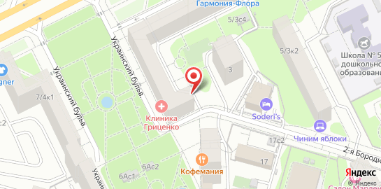 Клиника Остеопатия+ на карте
